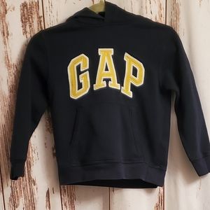 5/$25 sale GAP Kids hoodie Navy Yellow Size M